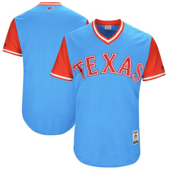Men Texas Rangers Blank Light Blue New Rush Limited MLB Jerseys->new york mets->MLB Jersey
